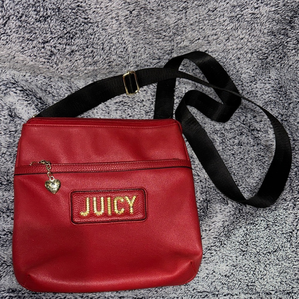 Juicy Couture Bold Red Crossbody Bag